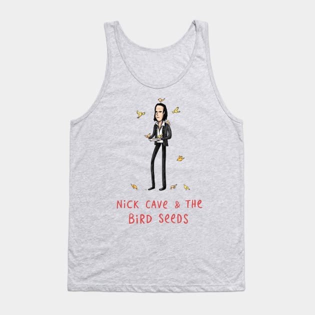 Nick Cave & The Bird Seeds Tank Top by Sophie Corrigan